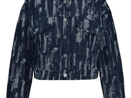 Gossia - Macombgo Jacket - Destroyed Denim Online Hot Sale