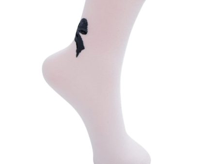 Black Colour - Bctaia Bow Sock - Lt. Rose Discount