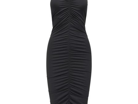 Only - Onlea S L Deep 2-Way Dress - 4598839 Black For Cheap