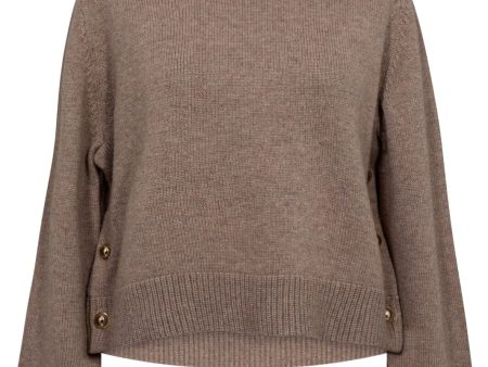 Co´couture - Majacc O Button Knit 32142 - 26 Latté Online Sale