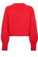 Co´couture - Coraliecc Crop Rib O-Knit 32140 - 66 Flame Hot on Sale