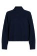 Neo Noir - Paulina Knit Blouse - Navy Online