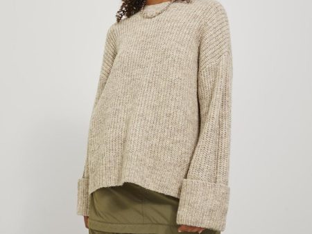 Jjxx - Jxellinora Crew Neck Knit - 4339029 Cloud Dancer Hot on Sale