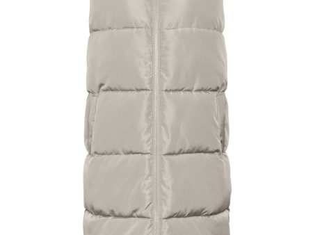 Vero Moda - Vmligaane Waistcoat - 4361721 Pumice Stone For Sale