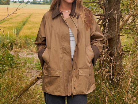 Neo Noir - Anastacia Cord Jacket - Khaki Sale