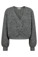 Co´couture - Cozycc Lurex Twist Knit 32132 - 57 Grey Melange Hot on Sale