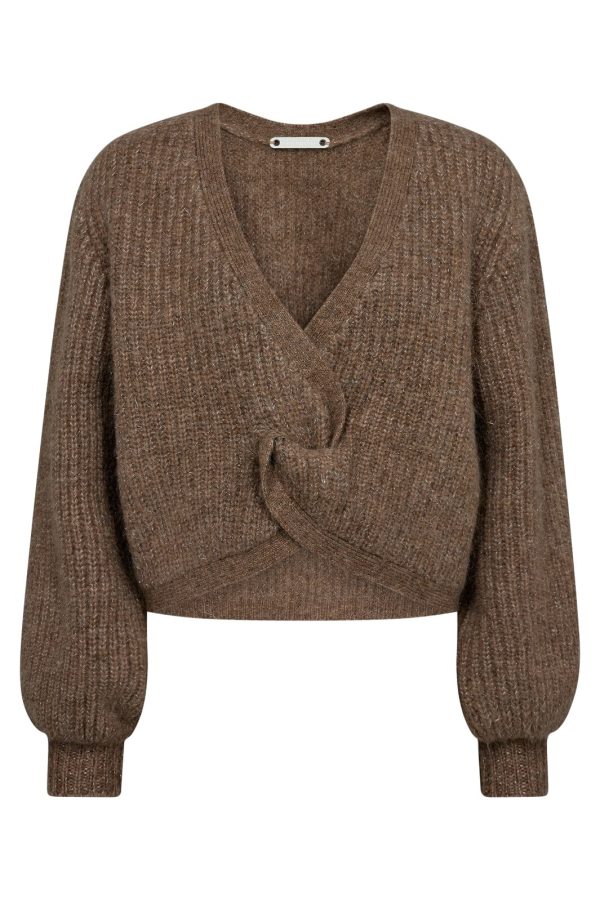 Co´couture - Cozycc Lurex Twist Knit 32132 - 154 Walnut on Sale