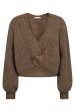 Co´couture - Cozycc Lurex Twist Knit 32132 - 154 Walnut on Sale