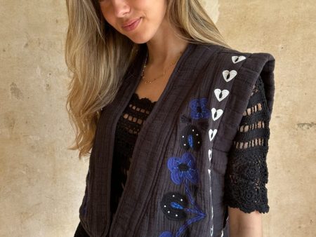 Sissel Edelbo - Samira Vest SE 1415 - Asphalt Fashion