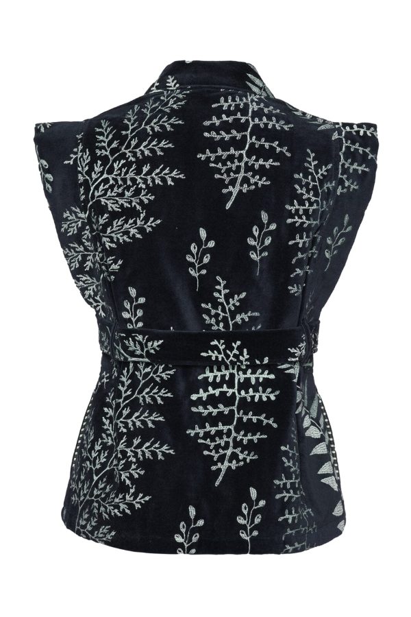 Sissel Edelbo - Elsa Vest SE 1385 - Black Iris For Sale