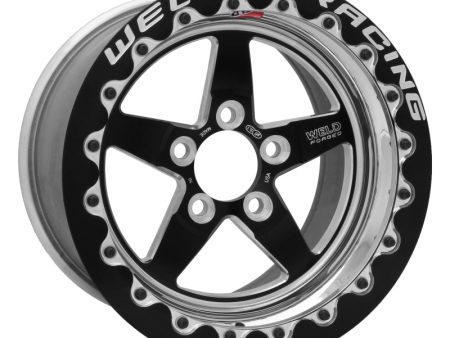 Weld S71 15x10.33   5x120mm BP   7.5in. BS Black Wheel (Low Pad) - Black Single Beadlock MT Fashion