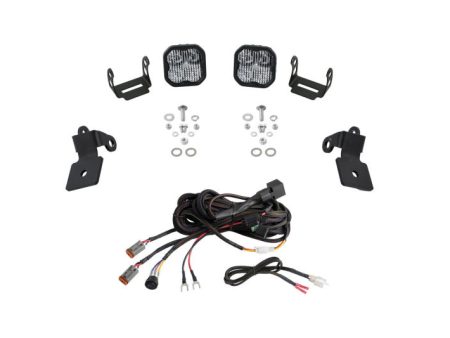 Diode Dynamics 20-Present Polaris RZR A-Pillar LED Pod Kit SS3 Sport - White Combo Cheap