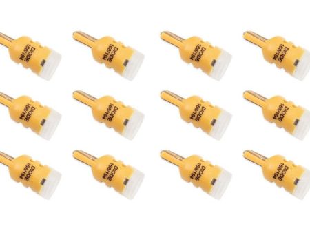 Diode Dynamics 194 LED Bulb HP3 LED - Amber Set of 12 For Sale