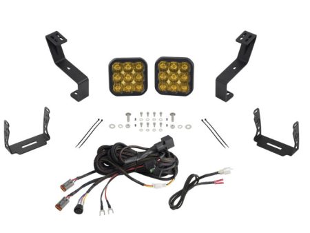 Diode Dynamics SS5 Bumper LED Pod Light Kit for 2019-Present Ram - Sport Yellow Driving Cheap