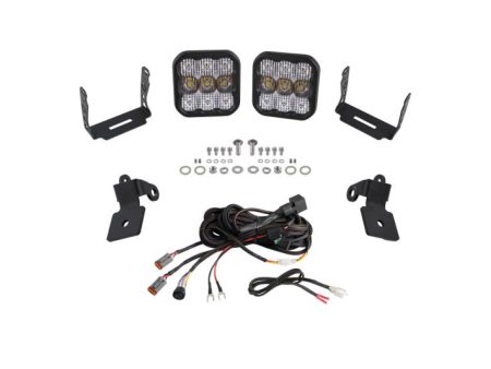 Diode Dynamics 20-Present Polaris RZR A-Pillar LED Pod Kit SS5 Pro - White Combo Cheap