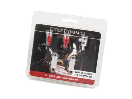 Diode Dynamics Wrangler JK 4dr Interior Kit Stage 1 - Red Cheap