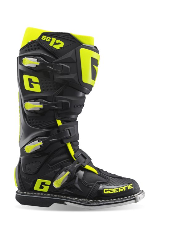 Gaerne SG12 Boot Black Fluorescent Yellow Size - 11 Fashion