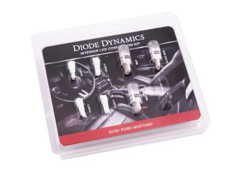 Diode Dynamics 18-19 Mustang Stage 2 Mustang Interior LED Light Kit - Cool - White Cheap