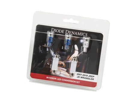 Diode Dynamics Wrangler JK 4dr Interior Kit Stage 1 - Blue Online now