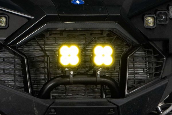 Diode Dynamics SS3 LED Bumper 1 1 2 In Roll Bar Kit Max - Yellow SAE Fog (Pair) For Sale