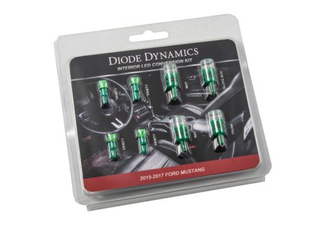 Diode Dynamics Mustang Interior Light Kit 15-17 Mustang Stage 1 - Green Online