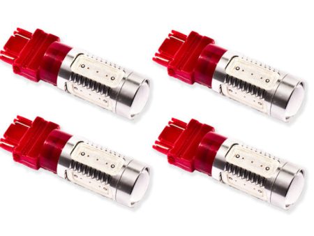 Diode Dynamics 07-13 GMC Sierra 1500 Rear Turn Tail Light LED 3157 Bulb HP11 LED - Red Set of 4 on Sale